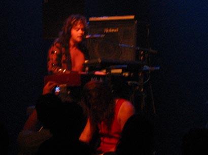 singing 'You Take My Breath Away'